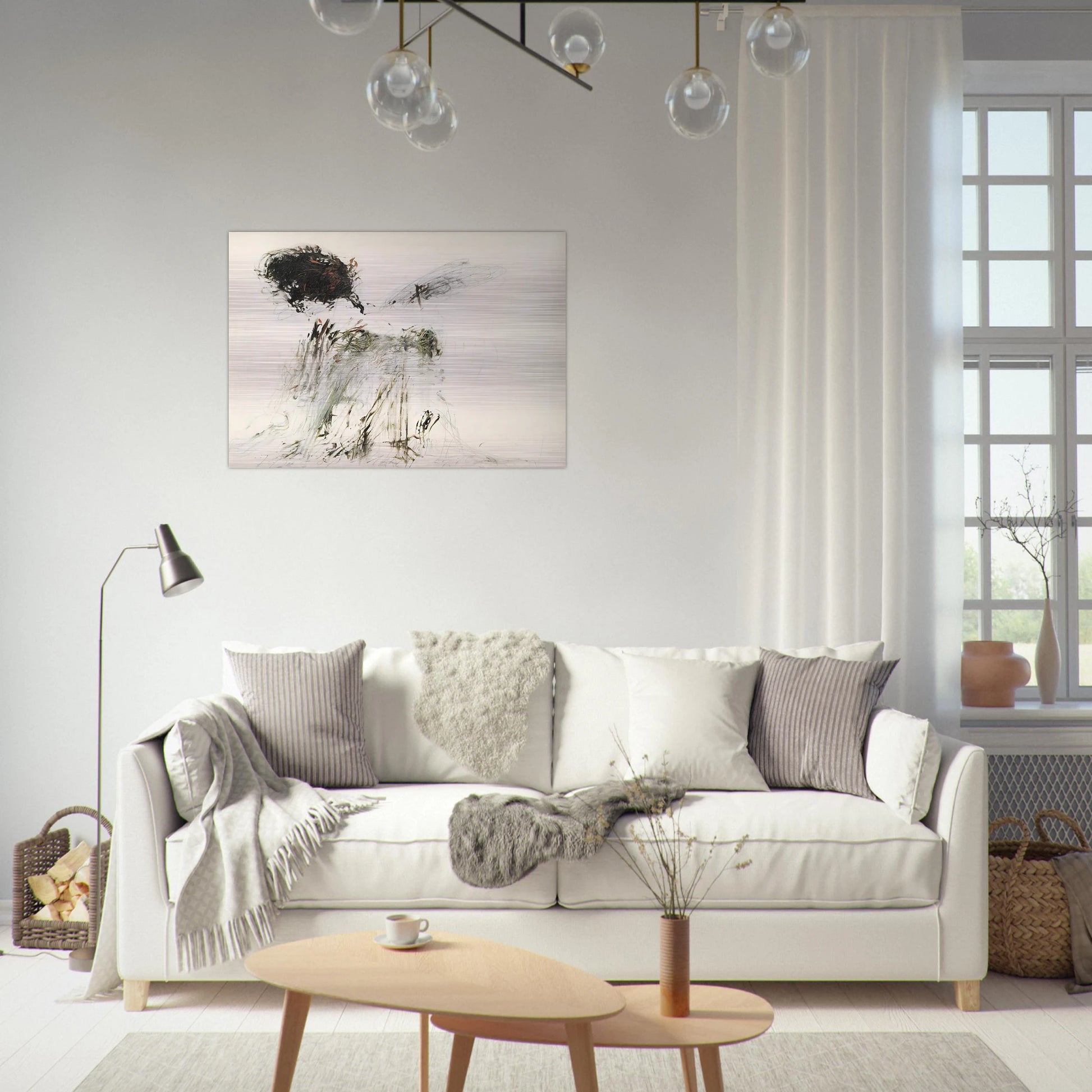 Ides of March - Cy Twombly Brushed Aluminum Print - 70x100 cm / 28x40 inches | Cy Twombly Aluminum Print | Cy Twombly Prints