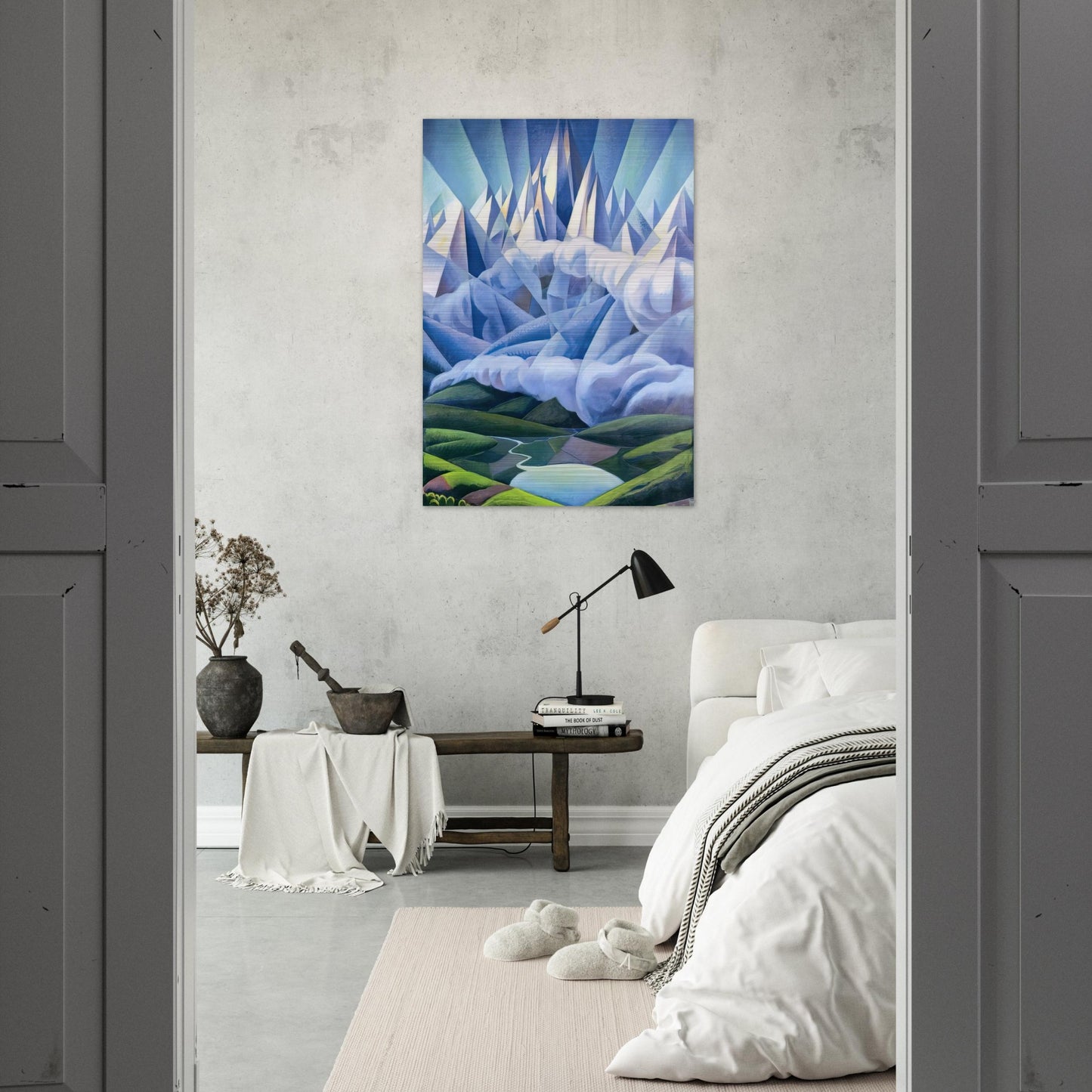 Forme ascenzionali o Forze ascenzionali - 1930 - Gerardo Dottori Brushed Aluminum Print - 70x100 cm / 28x40 inches | Gerardo Dottori Aluminum Print | Gerardo Dottori Prints