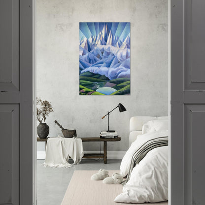 Forme ascenzionali o Forze ascenzionali - 1930 - Gerardo Dottori Brushed Aluminum Print - 70x100 cm / 28x40 inches | Gerardo Dottori Aluminum Print | Gerardo Dottori Prints