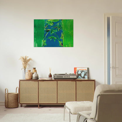 Early Summer - 1980 - Walasse Ting Brushed Aluminum Print - 70x100 cm / 28x40 inches | Walasse Ting Aluminum Print | Walasse Ting Prints