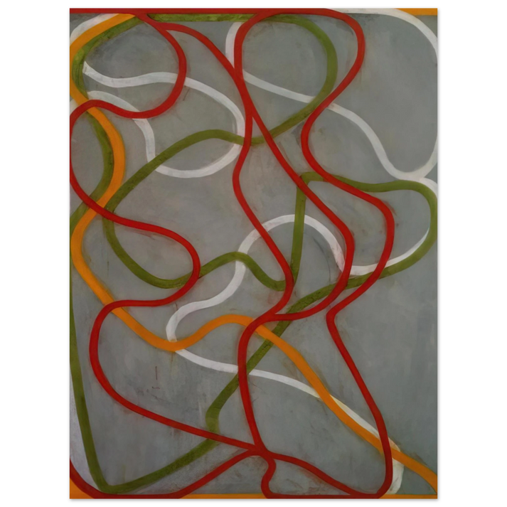 Brice Marden - The Attended - 1999  75x100 cm / 30x40inches Fine Art Poster