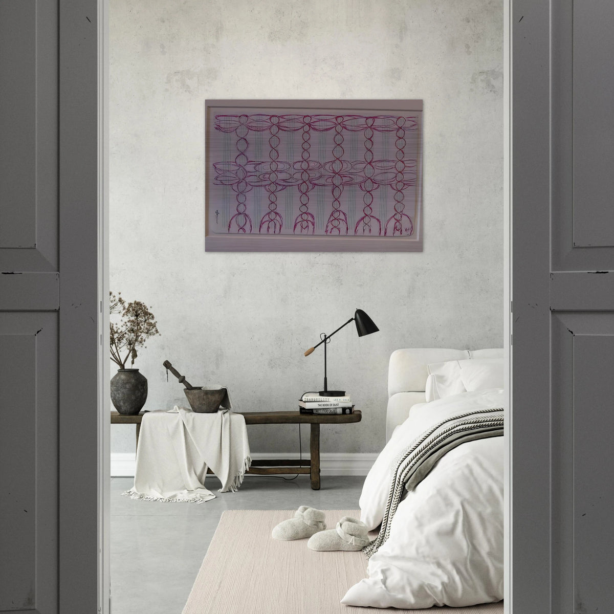 CHANGE THE DIRECTION OF THE MUSIC STAFF - Louise Bourgeois Brushed Aluminum Print - 70x100 cm / 28x40 inches | Louise Bourgeois Aluminum Print | Louise Bourgeois Prints