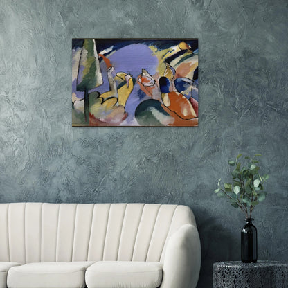 IMPROVISATION XIV 1910 - Wassily Kandinsky Brushed Aluminum Print - 70x100 cm / 28x40 inches | Wassily Kandinsky Aluminum Print | Wassily Kandinsky Prints