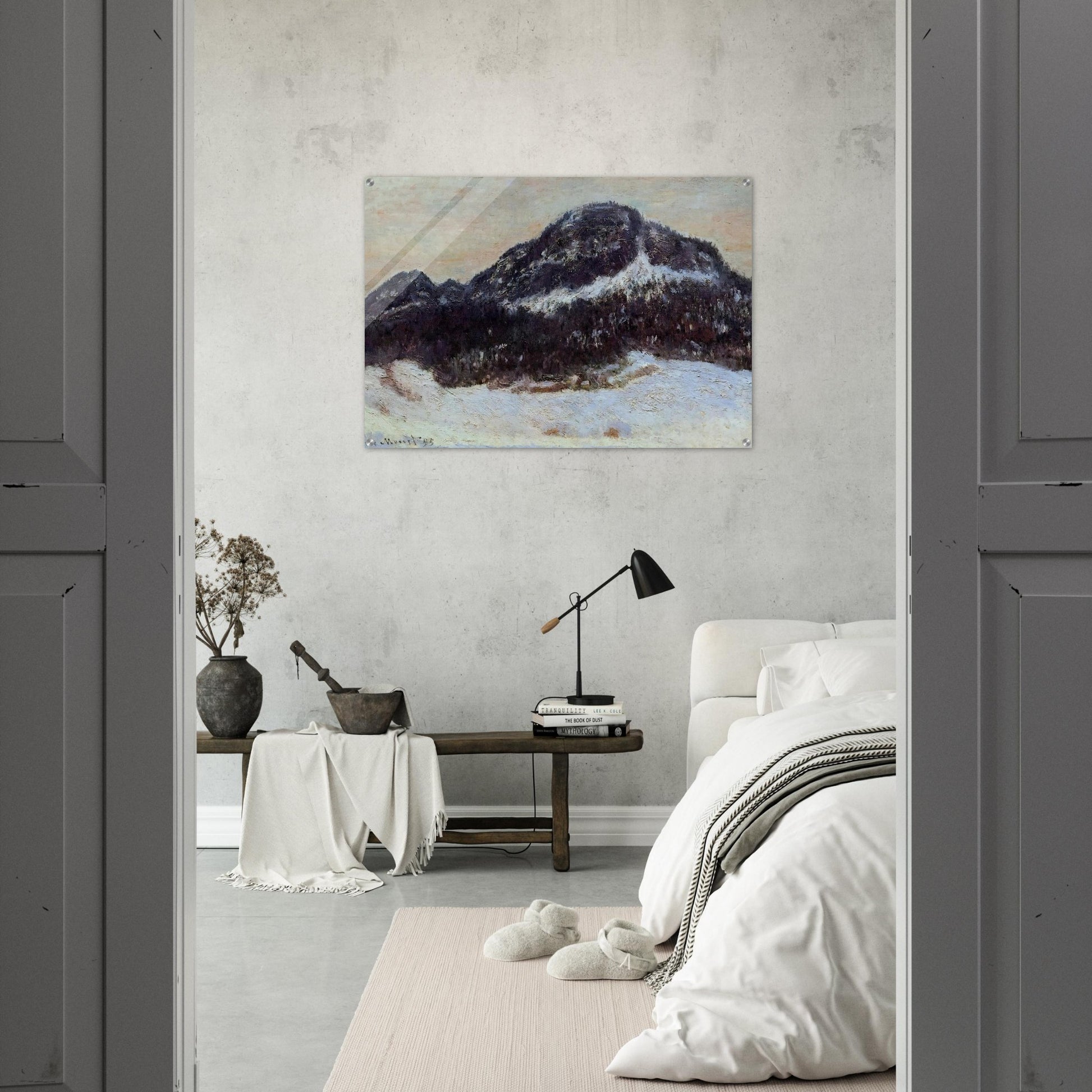 Mount Kolsaas 2 - claude monet Acrylic Print - 70x100 cm / 28x40″ inches
