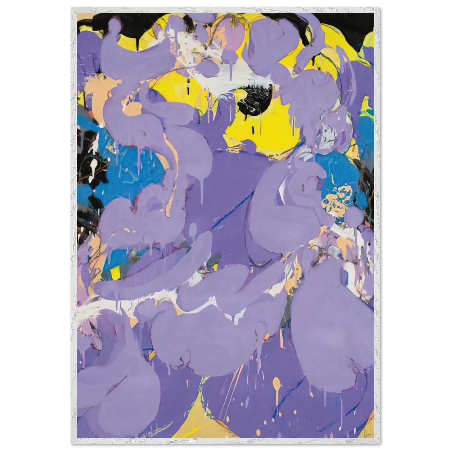 Helen Frankenthaler - Untitled - 1978 Wall art - 30x45 cm / 12x18 inches - Premium Wooden Framed Poster With Fine Art Paper-canvas - Wood frame