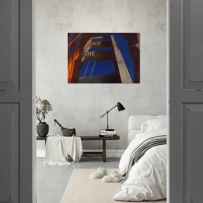 Golden Gate - 1955 - Charles Sheeler Brushed Aluminum Print - 70x100 cm / 28x40 inches | Charles Sheeler Aluminum Print | Charles Sheeler Prints