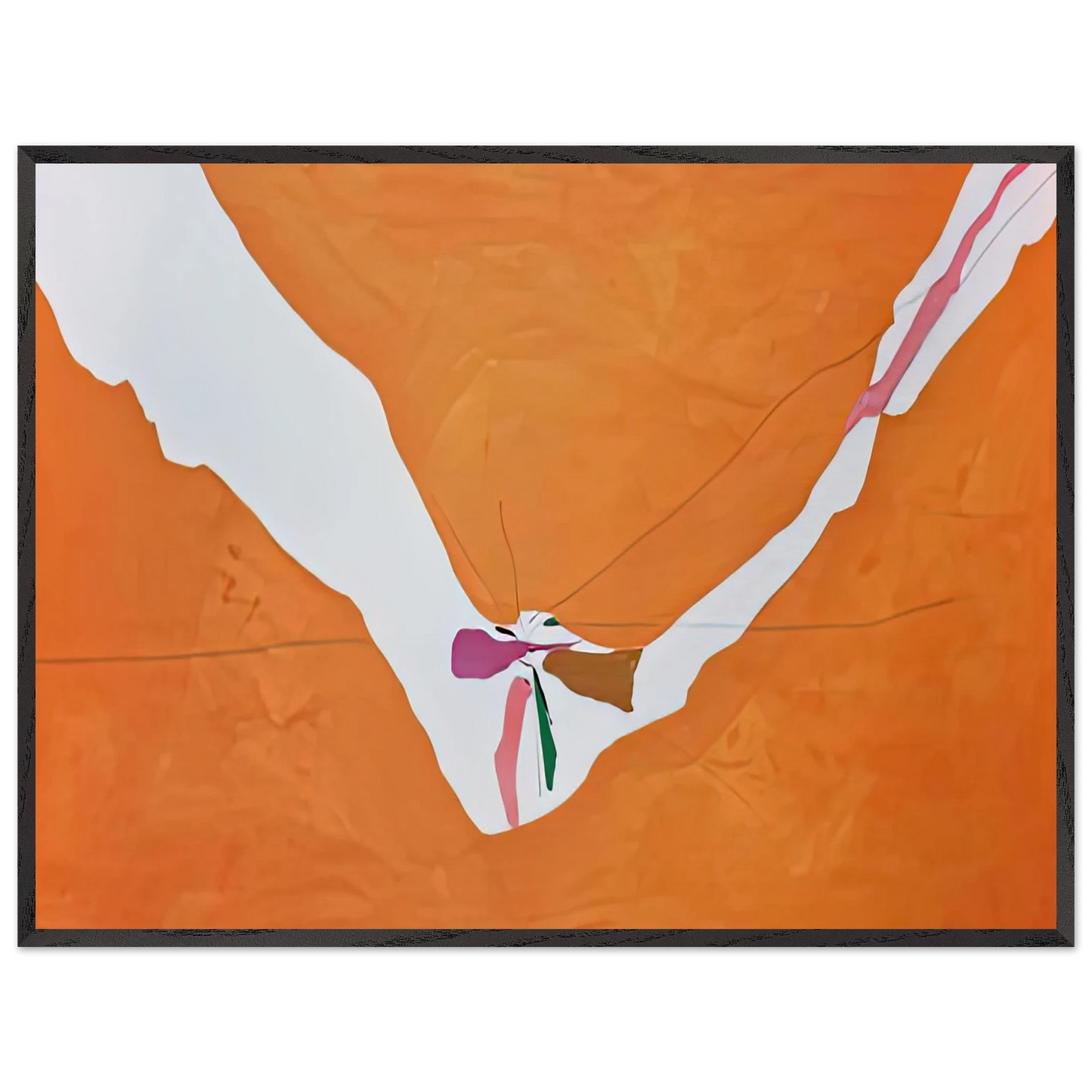 Helen Frankenthaler - Chairman of the Board, 1971- Wall Art - 60x80 cm / 24x32 inches - Premium Wooden Framed Poster With Fine Art Paper-canvas - Black frame