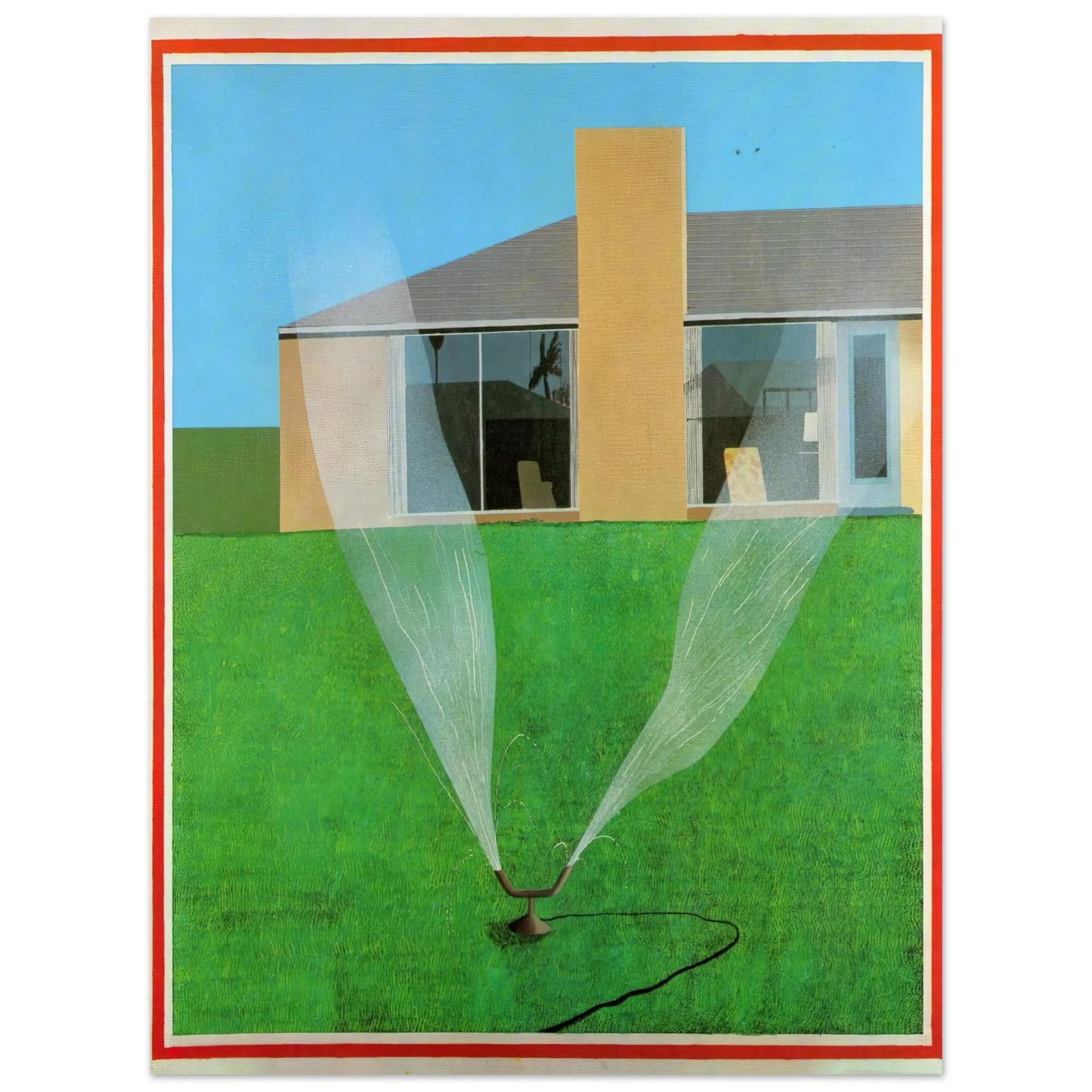 David Hockney - David Hockney Wall art - 70x100 cm / 28x40 inches - Fine Art Poster-canvas - -