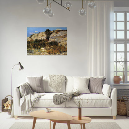 Lyman's Ledge, Appledore - Childe Hassam Brushed Aluminum Print - 70x100 cm / 28x40 inches | Childe Hassam Aluminum Print | Childe Hassam Prints