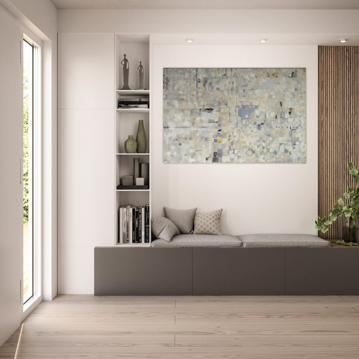 Blanche - 1958 - Maria Helena Vieira da Silva Art Prints - 100x150 cm / 40x60″ inches | Maria Helena Vieira da Silva Poster | Maria Helena Vieira da Silva Prints