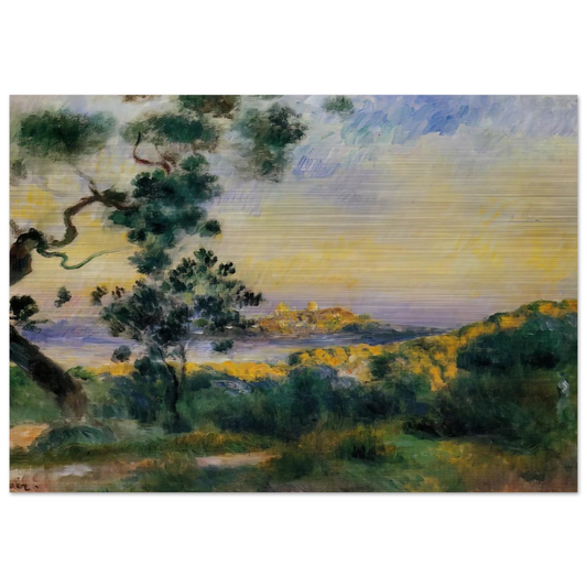 View of Antibes - Pierre-Auguste Renoir Brushed Aluminum Print - 70x100 cm / 28x40 inches | Pierre-Auguste Renoir Aluminum Print | Pierre-Auguste Renoir Prints