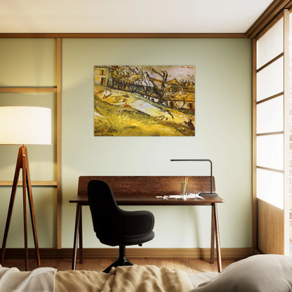 LANDSCAPE 1 - Chaim Soutine Brushed Aluminum Print - 70x100 cm / 28x40 inches | Chaim Soutine Aluminum Print | Chaim Soutine Prints