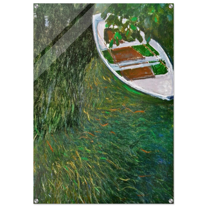 The Row Boat - claude monet Acrylic Print - 70x100 cm / 28x40″ inches