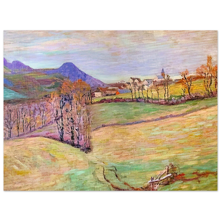 Armand Guillaumin - View of Saint-Sauves  75x100 cm / 30x40inches Fine Art Poster