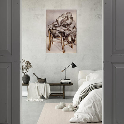 Jacket on a Chair - Paul Cézanne Brushed Aluminum Print - 70x100 cm / 28x40 inches | Paul Cézanne Aluminum Print | Paul Cézanne Prints