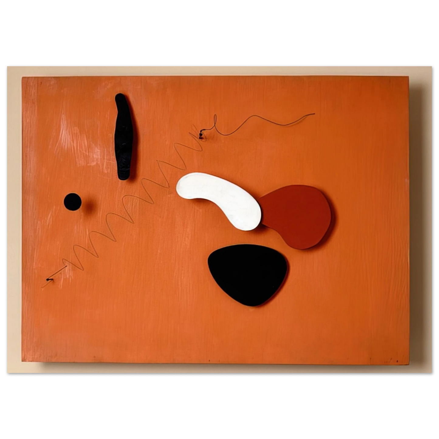 Alexander Calder - THE ORANGE PANEL 1936 Fine Art Poster
