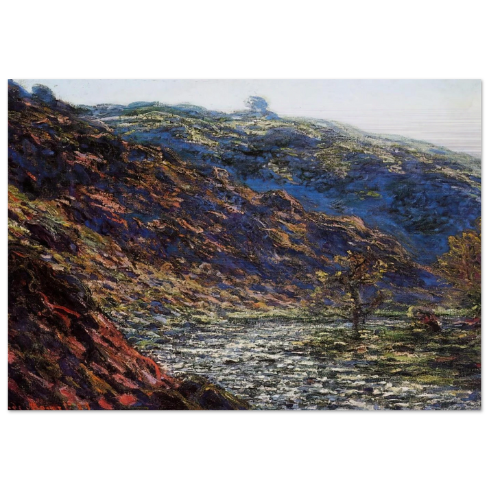 The Old Tree, Gorge of the Petite Creuse - claude monet Brushed Aluminum Print - 70x100 cm / 28x40 inches | claude monet Aluminum Print | claude monet Prints