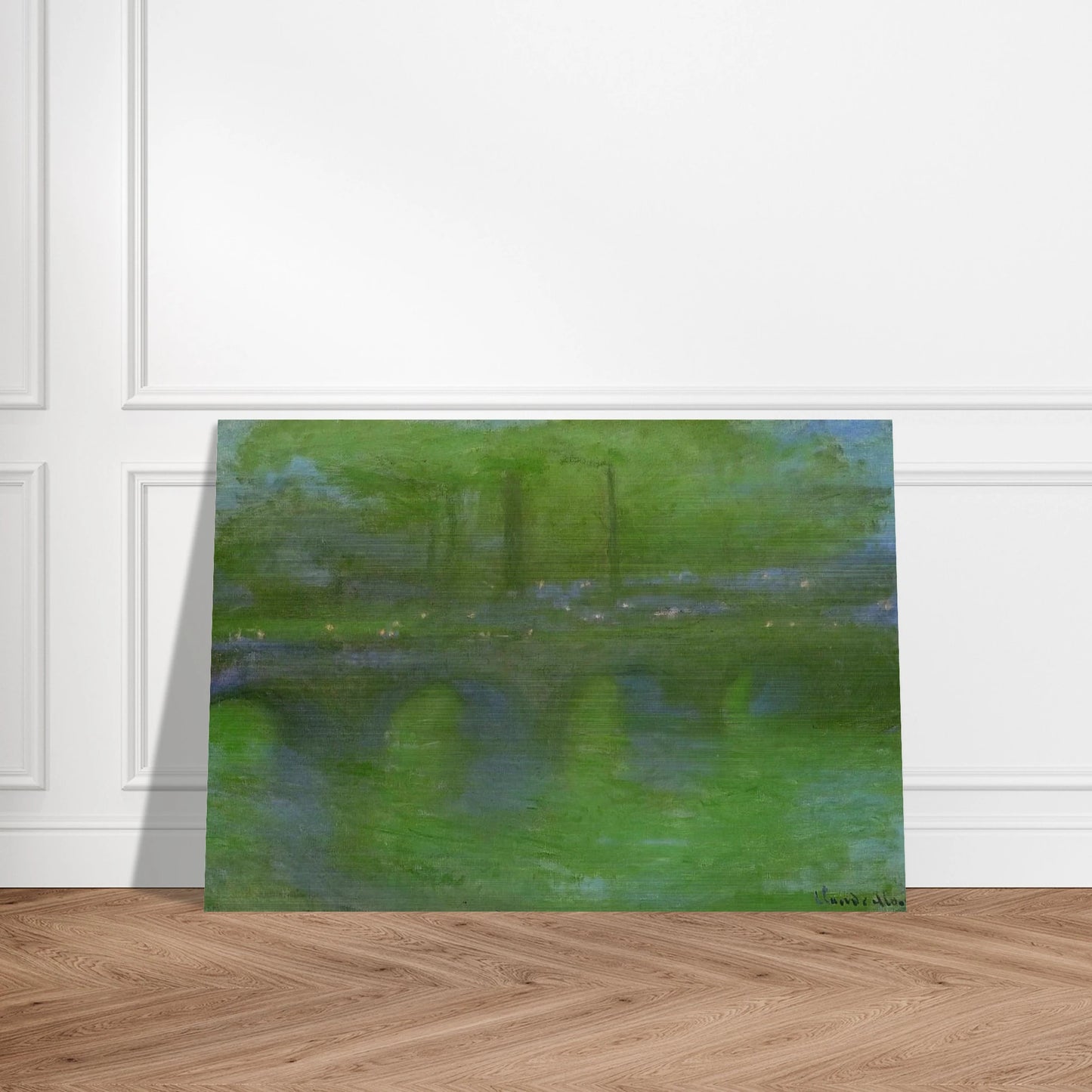 Waterloo Bridge, Dawn - claude monet Brushed Aluminum Print - 70x100 cm / 28x40 inches | claude monet Aluminum Print | claude monet Prints