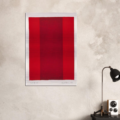 Canto XVI - Barnett Newman Brushed Aluminum Print - 70x100 cm / 28x40 inches | Barnett Newman Aluminum Print | Barnett Newman Prints