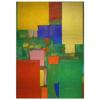 Equipoise - Hans Hofmann Brushed Aluminum Print - 70x100 cm / 28x40 inches | Hans Hofmann Aluminum Print | Hans Hofmann Prints