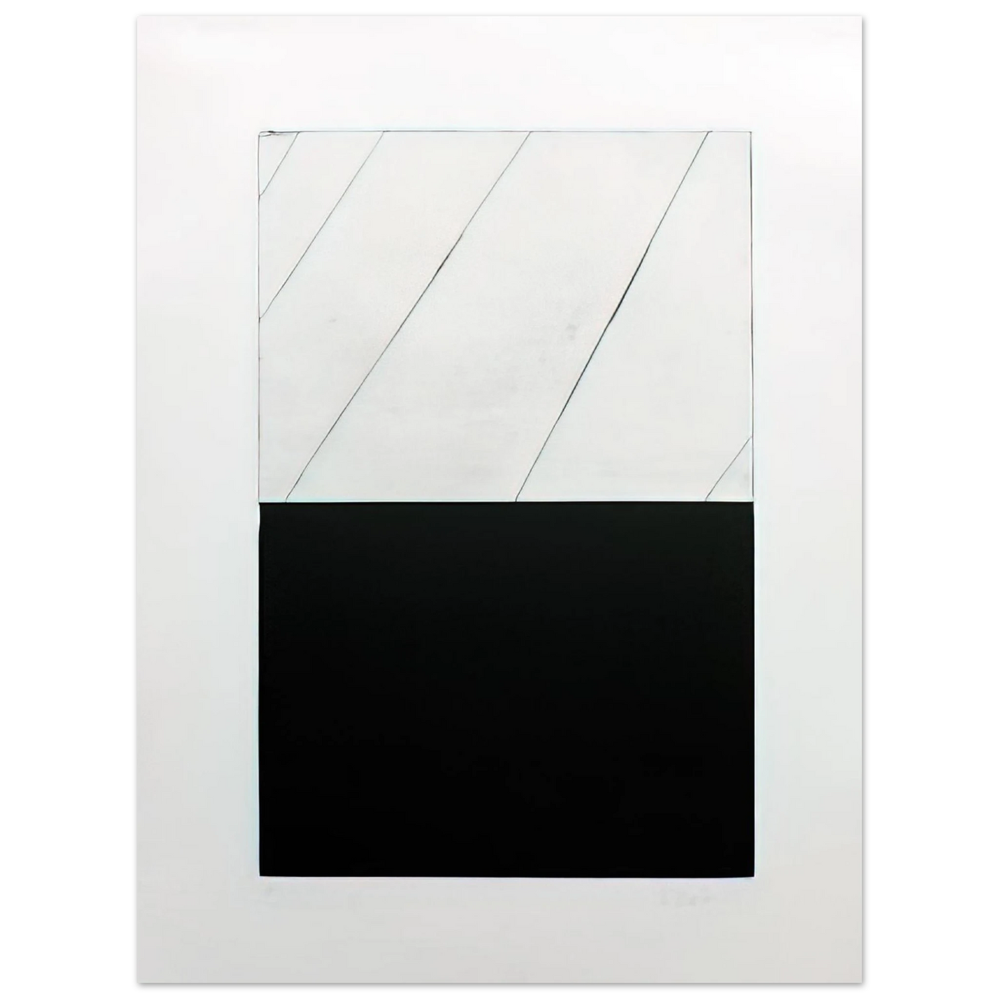 Brice Marden - Adriatics A - 1973  75x100 cm / 30x40inches Fine Art Poster