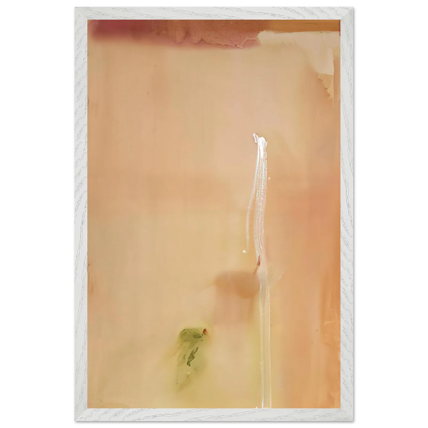 Helen Frankenthaler - Dawn Stroke - 1977 Wall art - 45x60 cm / 18x24 inches - Premium Wooden Framed Poster With Fine Art Paper-canvas - White frame