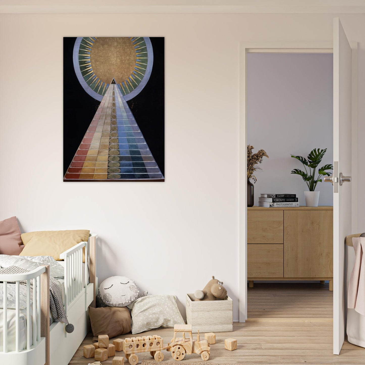 ALTAR PAINTING 1915 - Hilma af Klint Brushed Aluminum Print - 70x100 cm / 28x40 inches | Hilma af Klint Aluminum Print | Hilma af Klint Prints