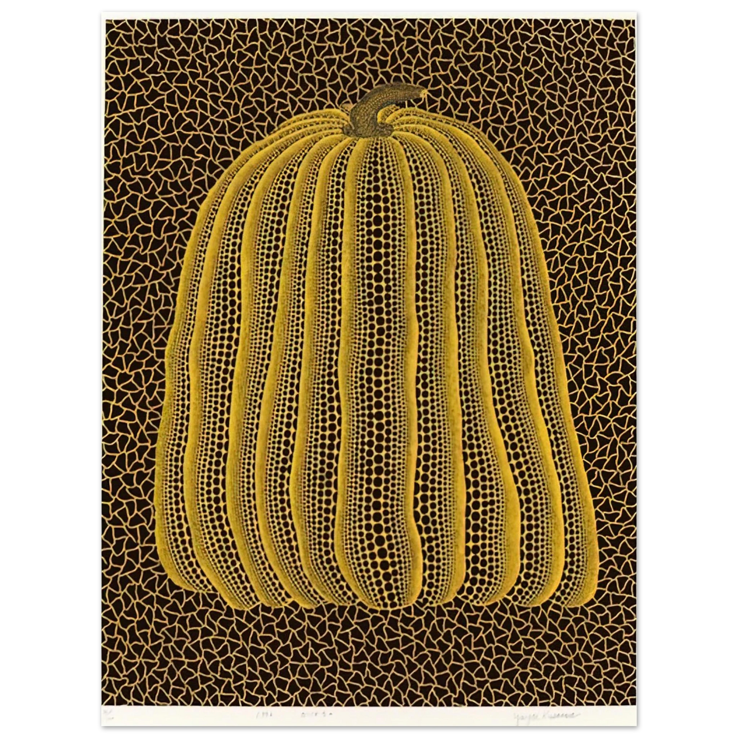 Yayoi Kusama - YELLOW PUMPKIN 1992 Fine Art Poster