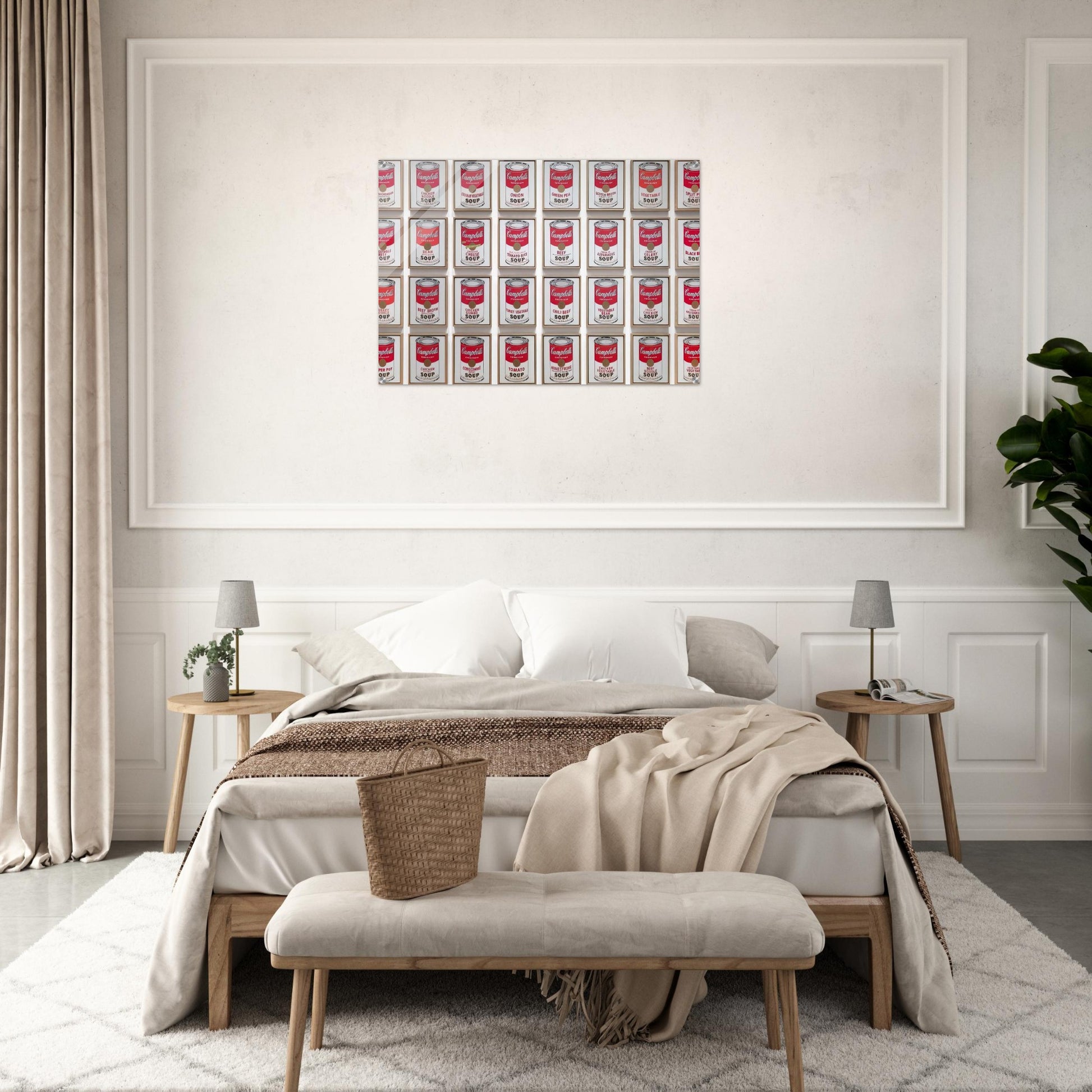 Campbell's Soup Cans - Andy Warhol Acrylic Print - 70x100 cm / 28x40″ inches