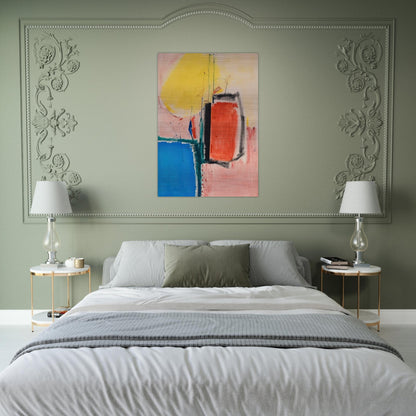 Composition No. 1 - Hans Hofmann Brushed Aluminum Print - 70x100 cm / 28x40 inches | Hans Hofmann Aluminum Print | Hans Hofmann Prints