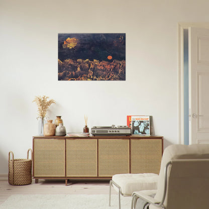 Praise to Tanguy - Max Ernst Brushed Aluminum Print - 70x100 cm / 28x40 inches | Max Ernst Aluminum Print | Max Ernst Prints