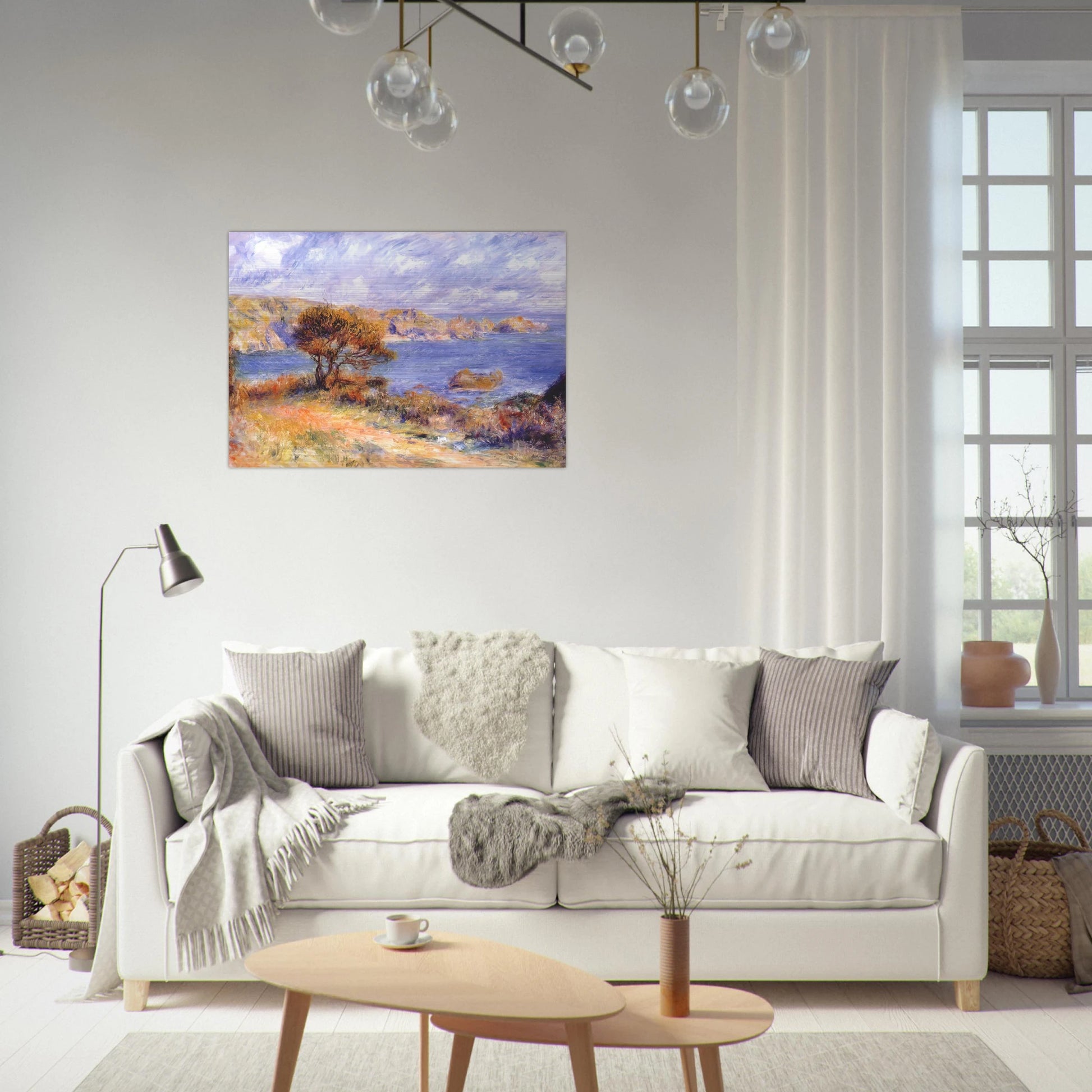 View at guernsey - Pierre-Auguste Renoir Brushed Aluminum Print - 70x100 cm / 28x40 inches | Pierre-Auguste Renoir Aluminum Print | Pierre-Auguste Renoir Prints