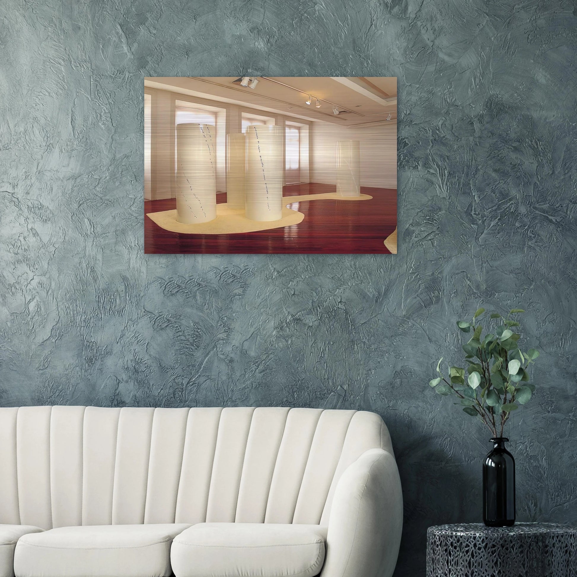 Cylinders - 2001 - Lygia Pape Brushed Aluminum Print - 70x100 cm / 28x40 inches | Lygia Pape Aluminum Print | Lygia Pape Prints