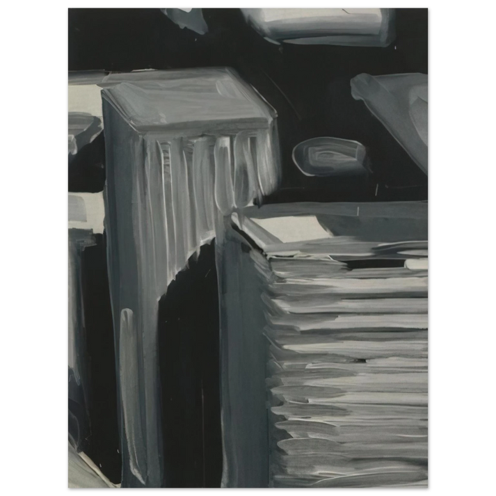 Gerhard Richter - TOWNSCAPE 1968 5  75x100 cm / 30x40inches Fine Art Poster
