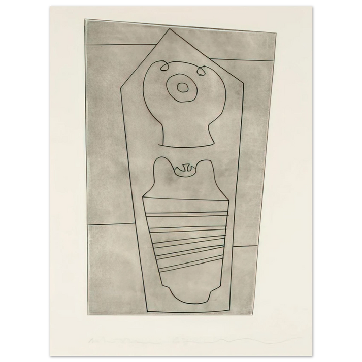 Ben Nicholson - Turkish form - 1967  75x100 cm / 30x40inches Fine Art Poster