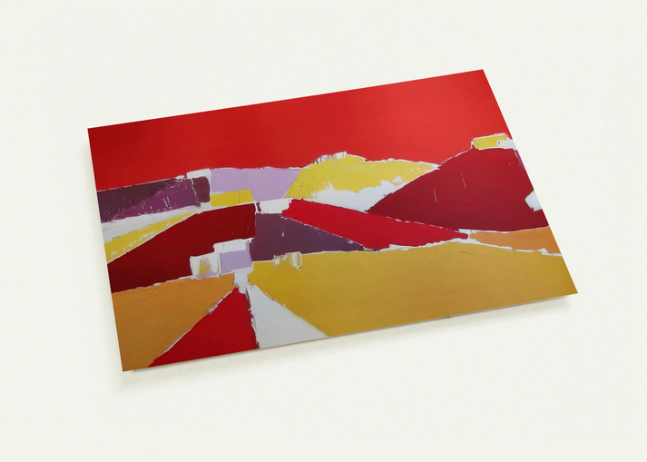 Agrigente - 1953 By Nicolas de Stael Pack of 10 Post Cards | Nicolas de Stael Post Cards | A6 (10.5 x 14.8 cm) - 4.1 x 5.8 inches