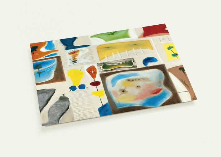 A palette of imagery - 1944 By Adolph Gottlieb Pack of 10 Post Cards | Adolph Gottlieb Post Cards | A6 (10.5 x 14.8 cm) - 4.1 x 5.8 inches