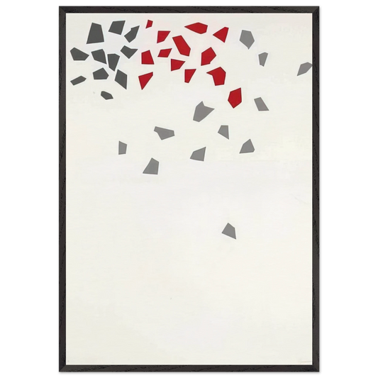 Untitled - 1968 N1 - Robert Goodnough 70x100 cm / 28x40 inches Framed Art Print – Black Wooden Frame