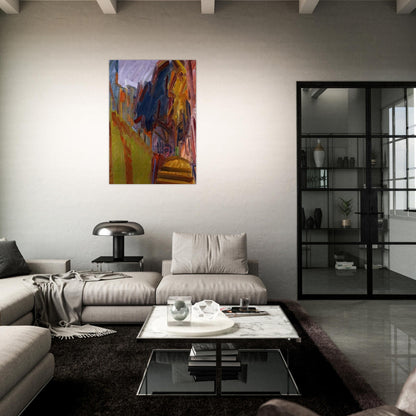 ALBERO DI FRONTE - Frank Auerbach Brushed Aluminum Print - 70x100 cm / 28x40 inches | Frank Auerbach Aluminum Print | Frank Auerbach Prints