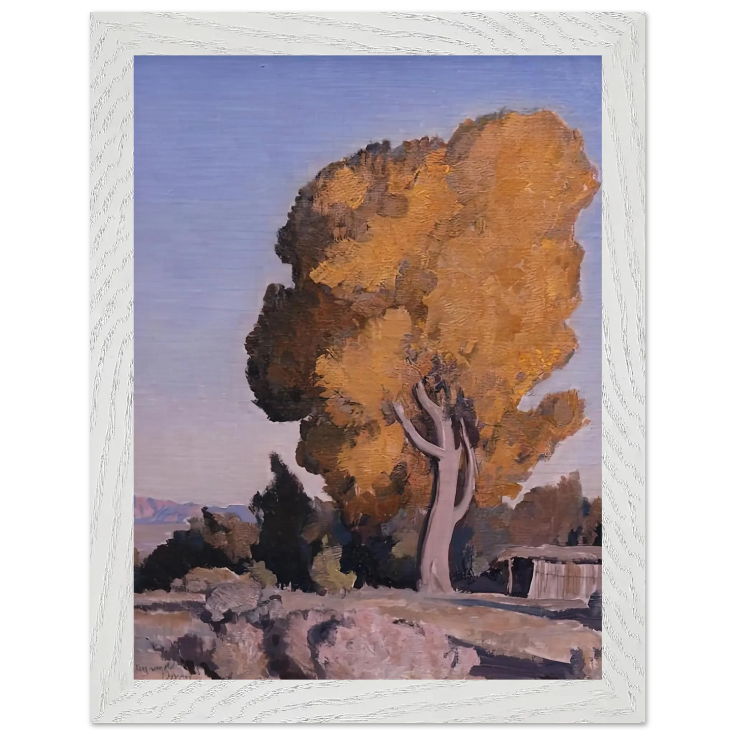 Maynard Dixon - LOW COUNTRY COTTONWOOD 1940 Wall art - A2 (42 x 59.4  cm) - Fine Art Poster - -