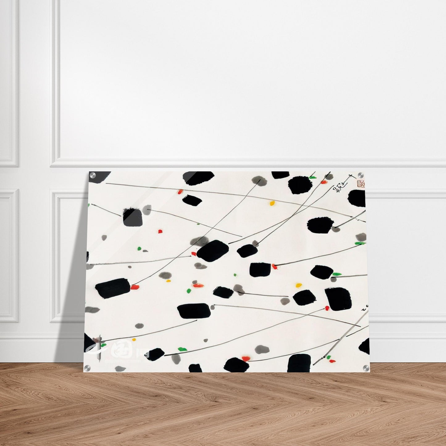 Spring Breeze - 2001 - Wu Guanzhong Acrylic Print - 70x100 cm / 28x40″ inches