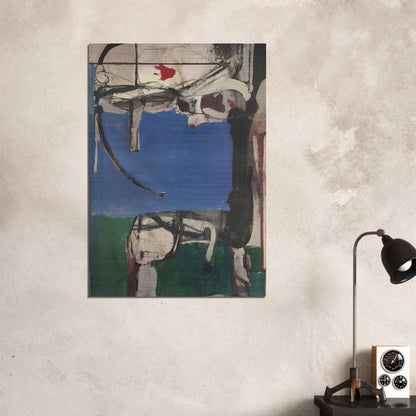 Urbana #2 The Archer - Richard Diebenkorn Brushed Aluminum Print - 70x100 cm / 28x40 inches | Richard Diebenkorn Aluminum Print | Richard Diebenkorn Prints