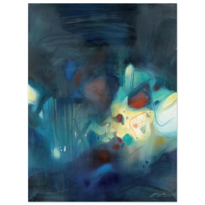 Chu teh Chun - CLAIR D OBSCURITE 1988  75x100 cm / 30x40inches Fine Art Poster