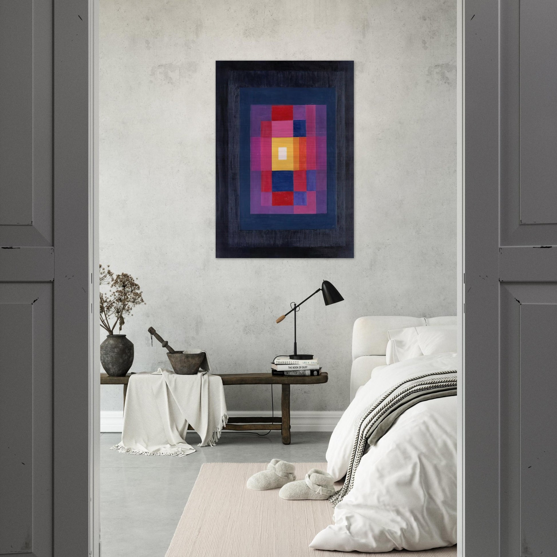 Education - 1966 - Johannes Itten Brushed Aluminum Print - 70x100 cm / 28x40 inches | Johannes Itten Aluminum Print | Johannes Itten Prints