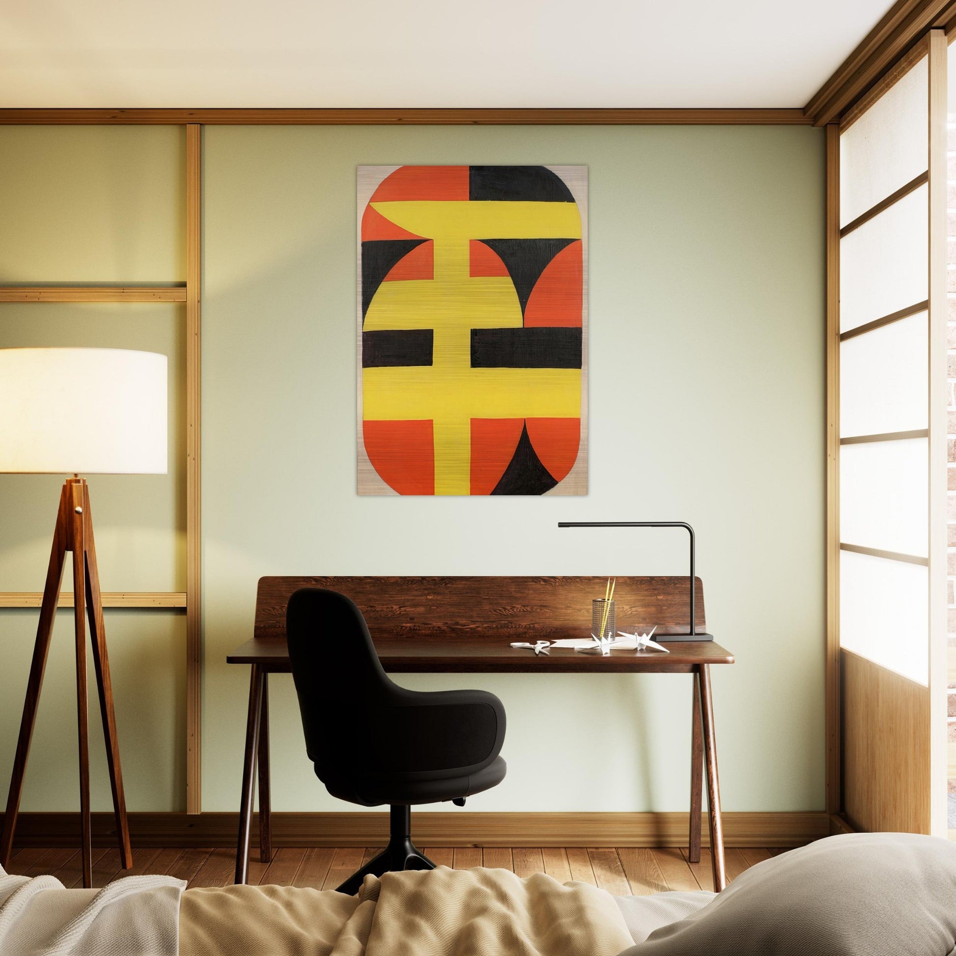 Siete - 1949 - Carmen Herrera Brushed Aluminum Print - 70x100 cm / 28x40 inches | Carmen Herrera Aluminum Print | Carmen Herrera Prints