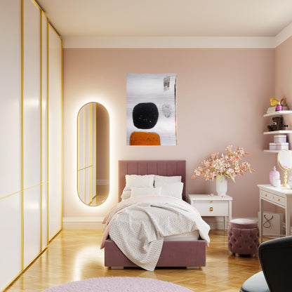 Orange, Black and White - 1960 - William Scott Brushed Aluminum Print - 70x100 cm / 28x40 inches | William Scott Aluminum Print | William Scott Prints