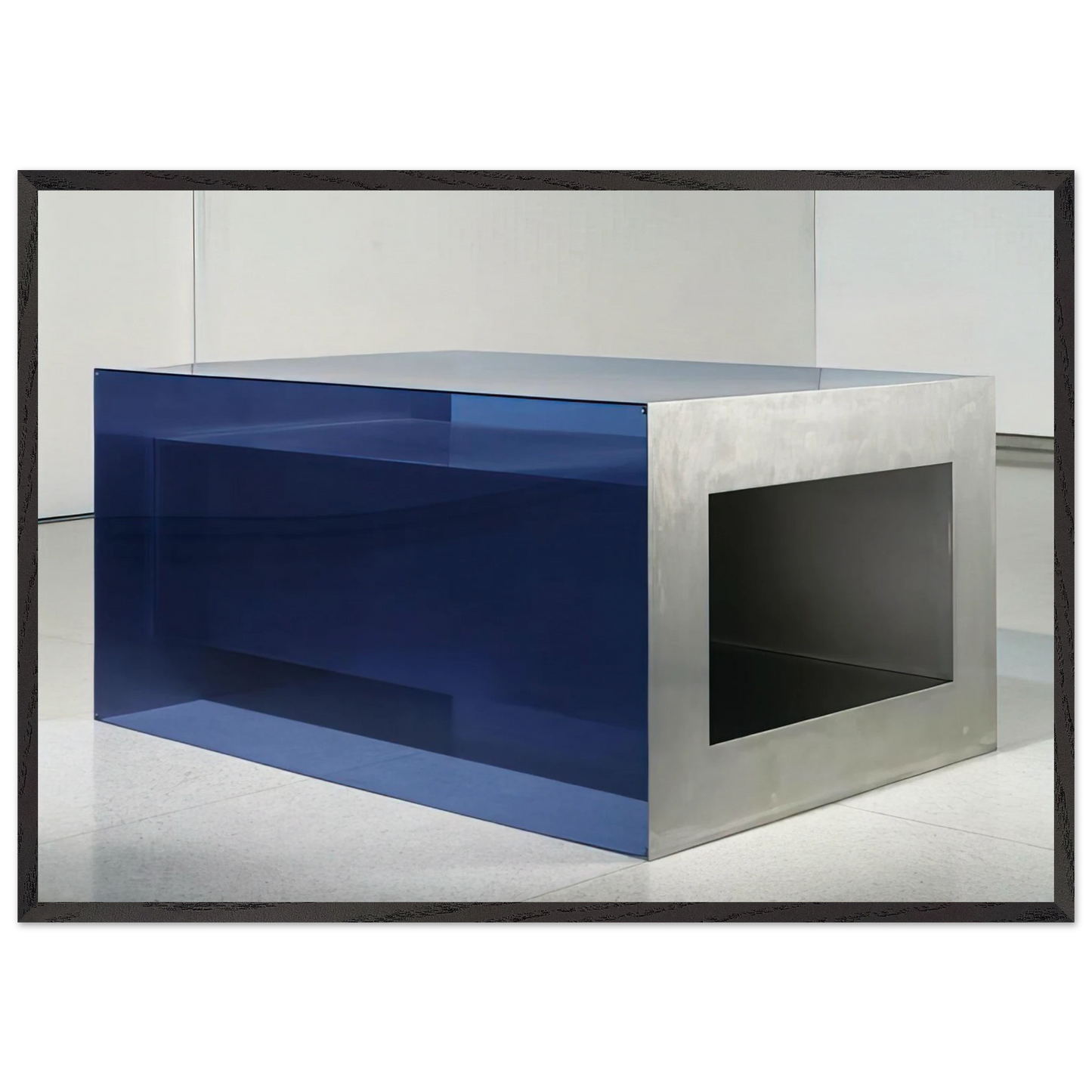 Untitled - 1968 N4 - Donald Judd 70x100 cm / 28x40 inches Framed Art Print – Black Wooden Frame