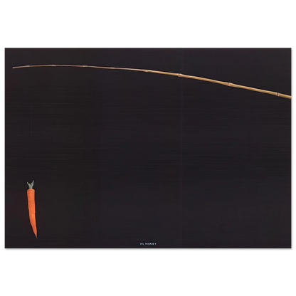 HI HONEY 1981 - Edward Ruscha Brushed Aluminum Print - 70x100 cm / 28x40 inches | Edward Ruscha Aluminum Print | Edward Ruscha Prints