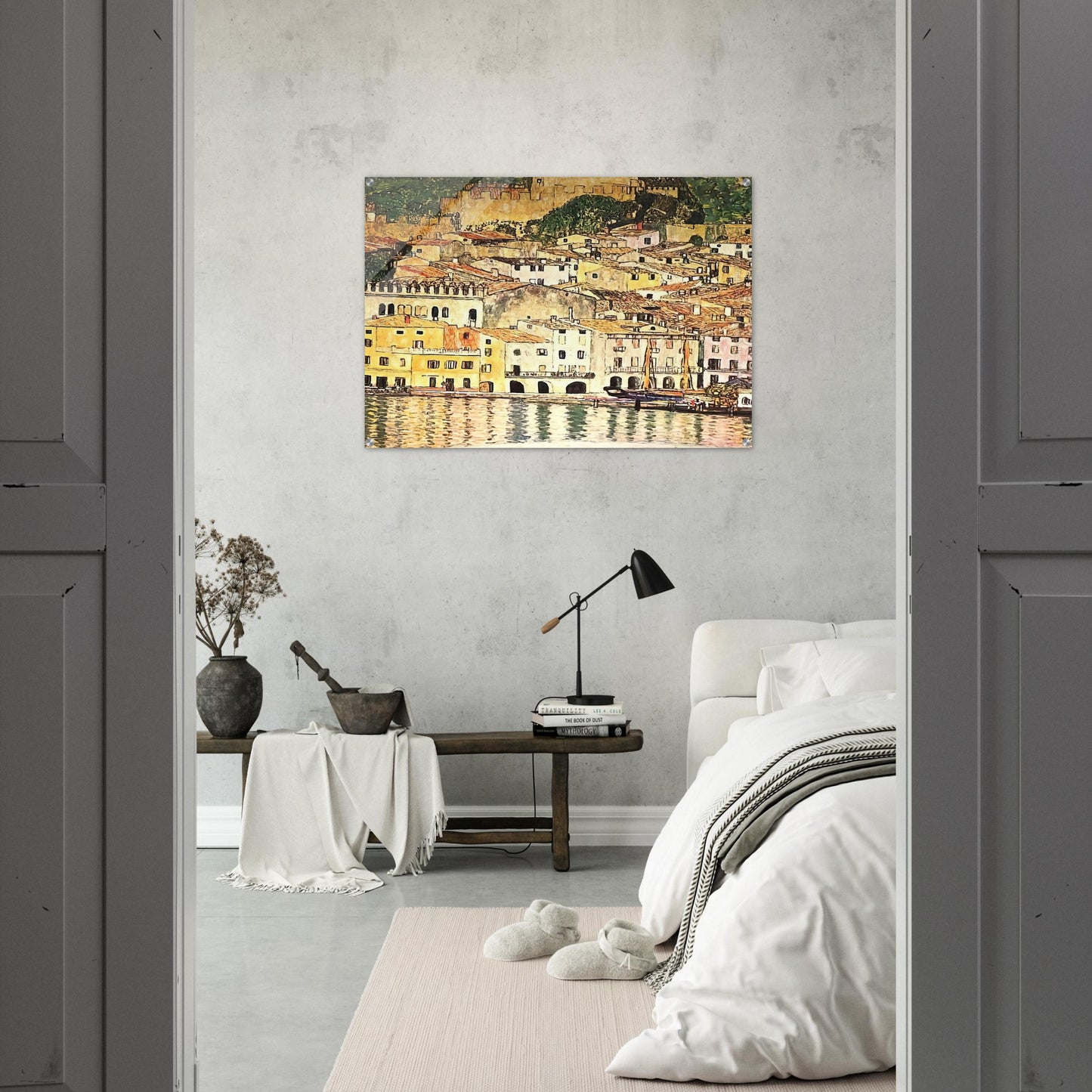 MALCESINE ON LAKE GARDA - Gustav Klimt Acrylic Print - 70x100 cm / 28x40″ inches | Gustav Klimt Wall Art | Gustav Klimt Prints