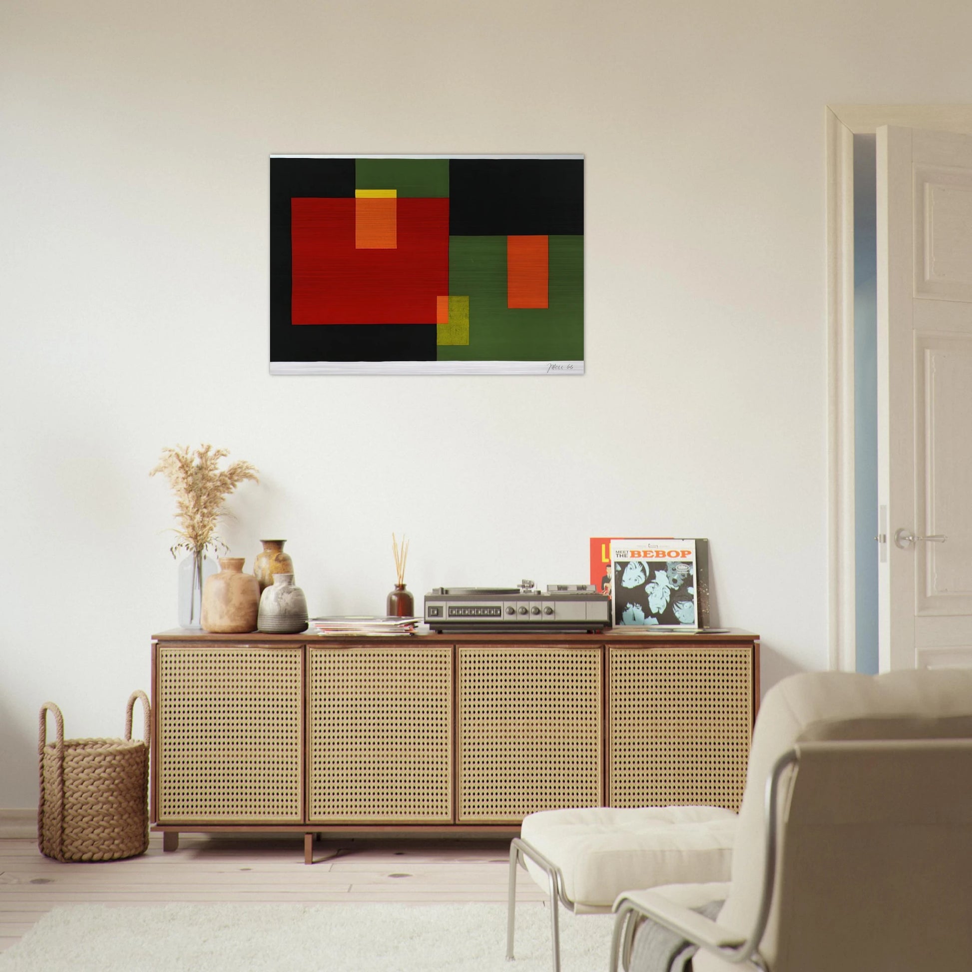 Untitled - 1966 - Johannes Itten Brushed Aluminum Print - 70x100 cm / 28x40 inches | Johannes Itten Aluminum Print | Johannes Itten Prints